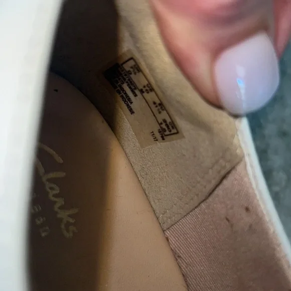 Clark Artisan Rhea Platform Oxford, Rare White size 10 - Picture 7 of 7